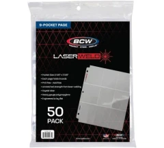 BCW Laser Weld 9 Pocket Pages 50ct